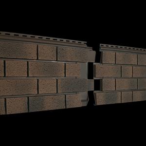 Фасадная панель Ю-Пласт,Stone-house S-Lock Клинкер Балтик ,Магма фото 1