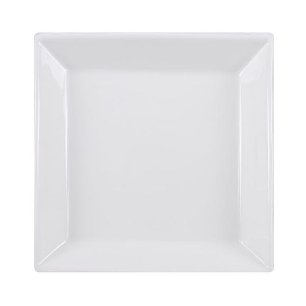 Тарелка квадр. 110*110 мм. Белый Ариан /1/12/ фото 1