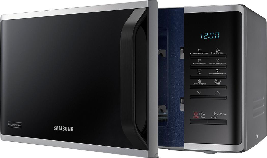 Samsung MS23K3513AS/BW Микроволновая печь, 23л, 800Вт, серебристый фото 6
