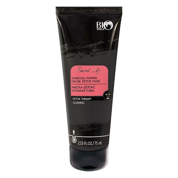 Bio world detox therapy маска-детокс угольная пудра 75мл фото 1