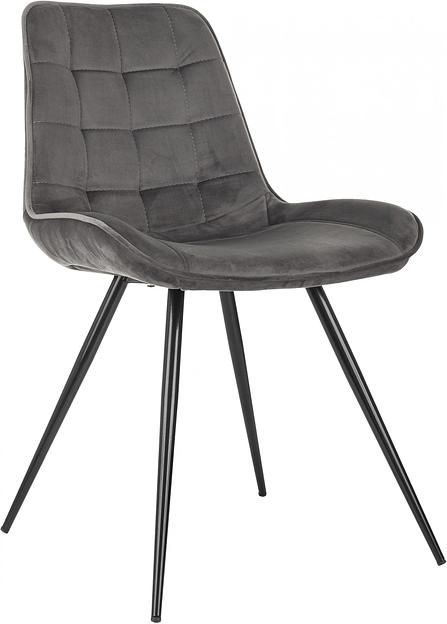 Стул для дома Бюрократ CH-K2_2 комплект 2шт т.серый Holland 18 металл черный на ножках (CH-K2_1/HL18_2) фото 2