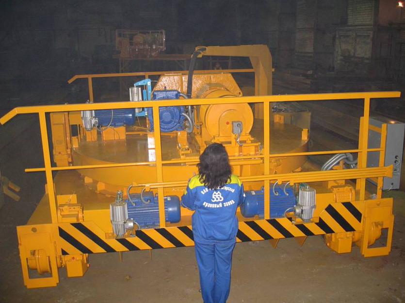 Кран мостовой c гибким подвесом траверсы и вращающейся тележкой фото 4