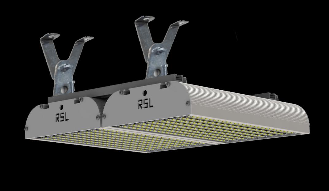 Светодиодный светильник RSL-Industrial-W-54-R-DUO поворотное крепл. КСС 160 фото 1
