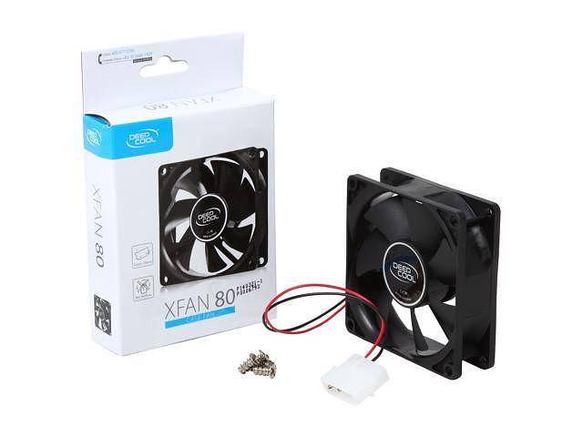 Вентилятор Deepcool XFAN 80 80x80x25 4-pin (Molex)20dB 82gr Ret фото 1