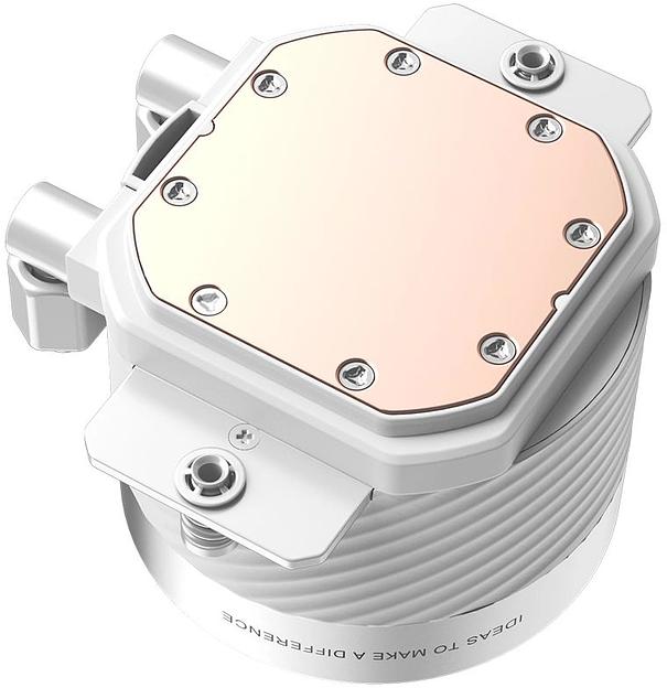 Система водяного охлаждения ID-Cooling FX360 Inf ARGB Soc-AM5/AM4/1151/1200/2066/1700 белый 4-pin 27.2dB Al+Cu 350W Ret (FX360 INF WHITE) фото 6
