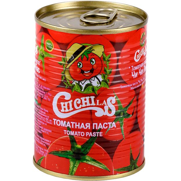 Томатная паста ChiChiLas ж/б с ключом, 800 г ОПТ фото 1