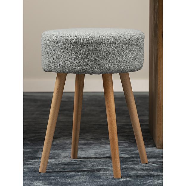 Табурет Carter, букле, серо-голубой фото 7