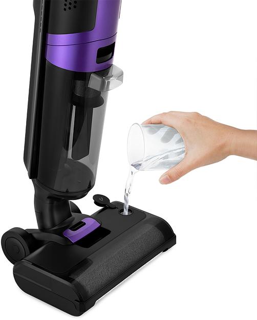 Пылесос моющий Kitfort КТ-5176 200Вт черный/фиолетовый фото 6