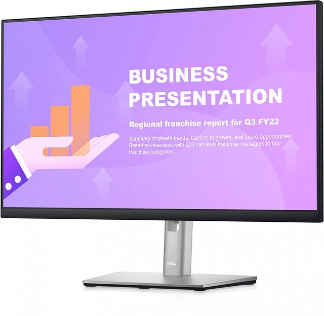 Монитор Dell 23.8" P2422HE черный IPS LED 8ms 16:9 HDMI матовая HAS Pivot 1000:1 250cd 178гр/178гр 1920x1080 DisplayPort FHD USB 6кг фото 2