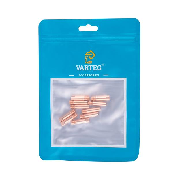 Наконечник горелки полуавтомата E-Cu М6х25х0,8мм Varteg фото 4