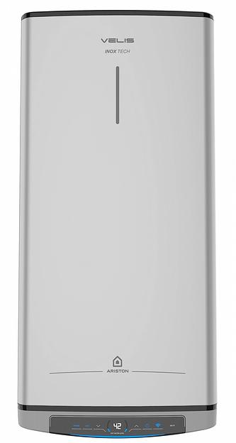 Водонагреватель Ariston Velis Lux Inox PW ABSE WIFI 100 2.5кВт 100л электрический настенный/серый фото 1