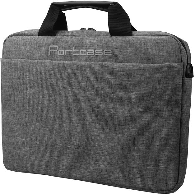 Сумка для ноутбука 14" Portcase KCB-164 серый полиэстер (KCB-164 GREY) фото 1