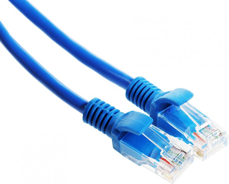 Патч-корд PP12-10M/B 1000G UTP 4 пары cat5E CCA molded 10м синий RJ-45 (m)-RJ-45 (m) фото 2