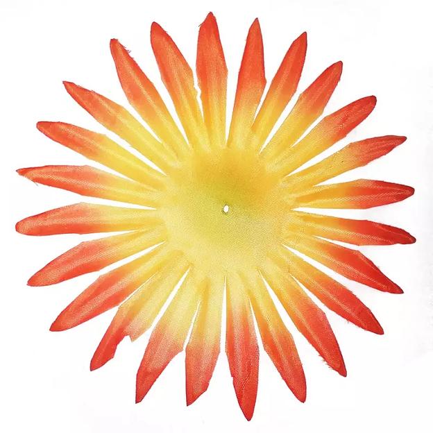 Заготовка для астры 58-011 Жёлто-оранжевая 4-ый слой 24-кон. (x1) 18,5см 756шт/кг фото 1