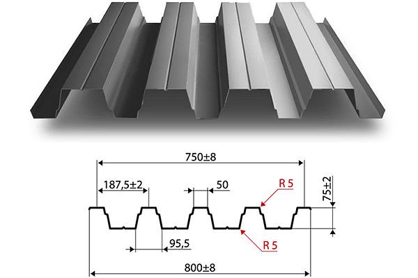Профлист Н75 ОПТ фото 5