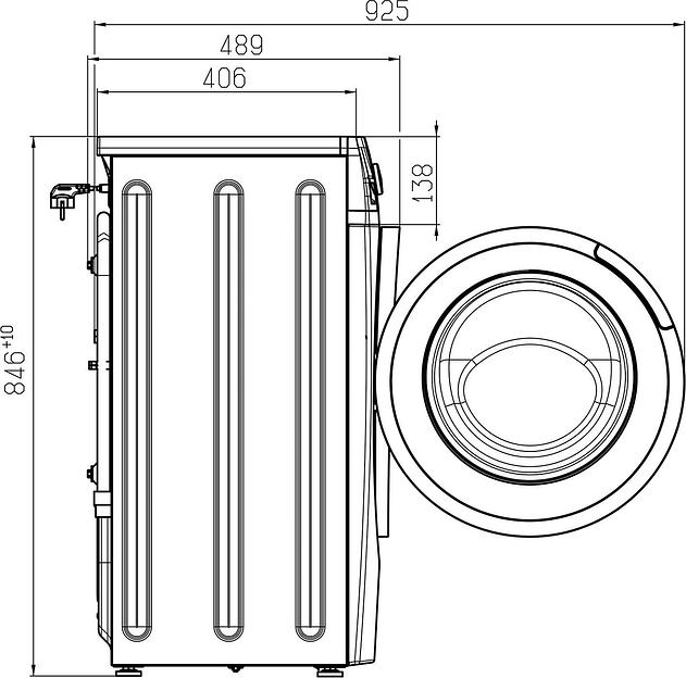 Стиральная машина Атлант СМА 60У1214-01 класс: A++ загр.фронтальная макс.:6кг белый фото 6