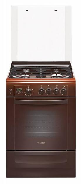 Плита Газовая Gefest 6100-04 0003 коричневый реш.чугун фото 1