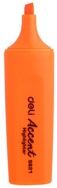 Текстовыделитель Deli ES621Sorange Macaron скошенный пиш. наконечник 1-5мм оранжевый фото 4