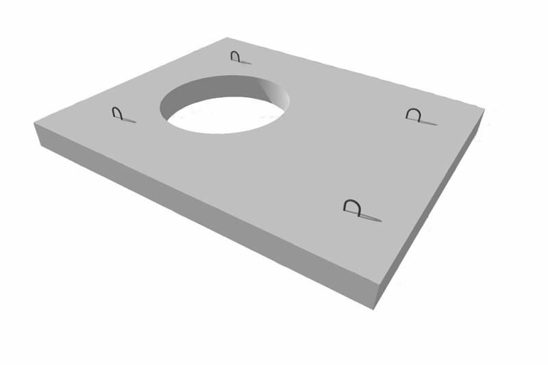 Плиты перекрытия камеры ПО-2 сер.3.006.1-2.87 вып.6 опт фото 1