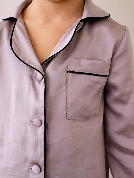 Пижама детская с брюками и рубашкой на пуговицах «Лу», Опт фото 3