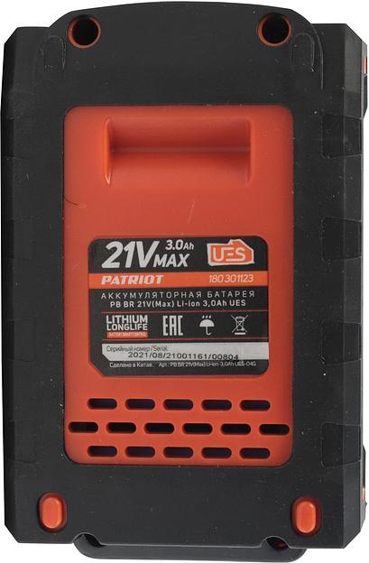 Батарея аккумуляторная Patriot 180301123 21В 3Ач Li-Ion фото 4