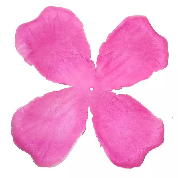 Заг-ка для розы YZ-5 розовой с белым.кантом 4-кон. средн. круглый 11-13,7см 1266шт/кг фото 1