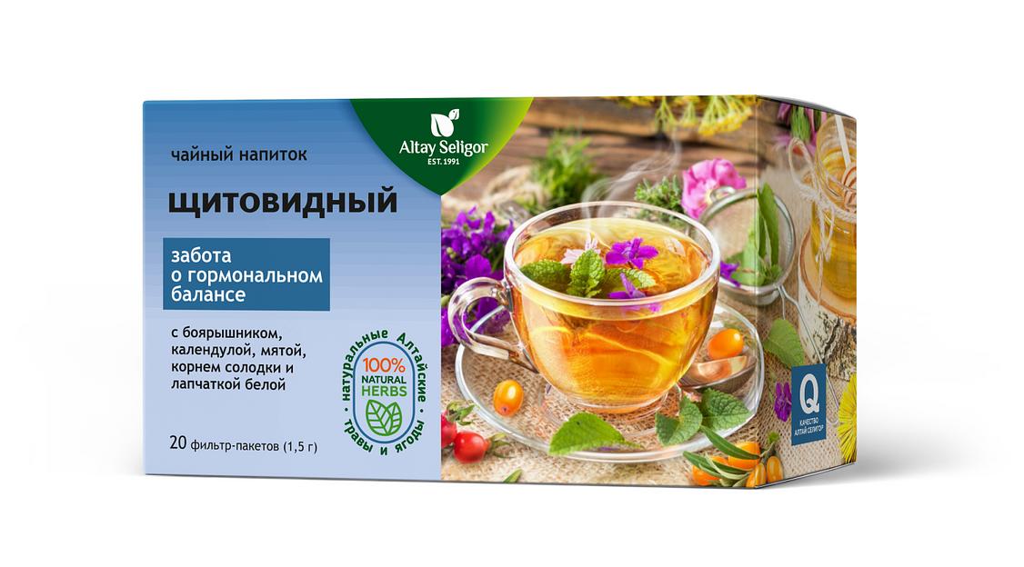 Травяной чай Алтай-Селигор «Щитовидный» 20 пакетиков, опт фото 1