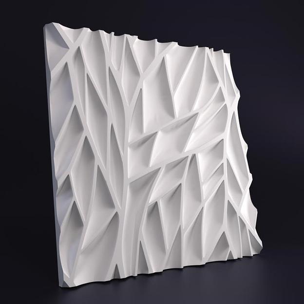 3D панель гипсовая «Мистраль» опт фото 1