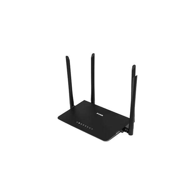 Wi-Fi роутер D-Link DIR-820/RU/A1A, Wi-Fi 5, AC1200, 2.4/5ГГц, 3 LAN, черный фото 1