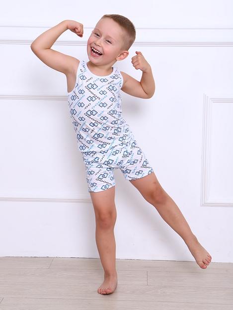 Комплект для мальчика майка и трусы опт фото 3