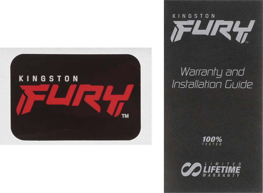 Модуль памяти DDR 5 DIMM 16Gb PC54400, 6800Mhz, Kingston FURY Beast Black XMP CL34 (KF568C34BB-16) (retail) фото 3