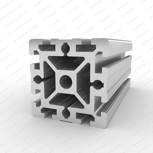 Алюминиевый конструкционный профиль 90x90H анодированный фото 1