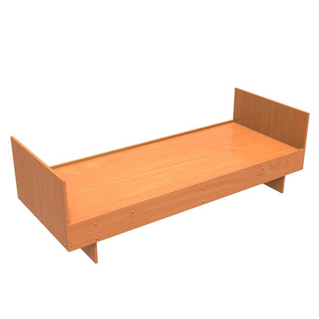 Кровать из ЛДСП — ДС-5-200/90 фото 1