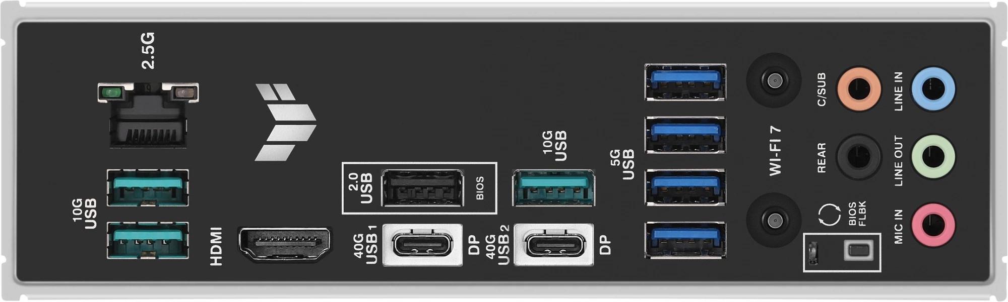 Материнская плата Asus TUF GAMING X870-PLUS WIFI SocketAM5 AMD X870 4xDDR5 ATX AC`97 8ch(7.1) 2.5Gg RAID+HDMI фото 8