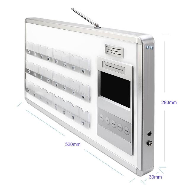 Беспроводной пульт медсестры на 24 палаты R22121, белый фото 3