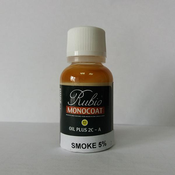 Масло Rubio Monocoat Oil Plus 2C component A, Smoke 5%, 20 ml фото 1