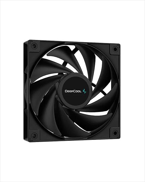 Кулер для процессора DEEPCOOL AG400 LGA1700/1200/115X/AM5/AM4 (18шт/кор, TDP 220W, PWM, Fan 120mm, 4 тепл. Трубки, черный) RET (AG400) фото 4