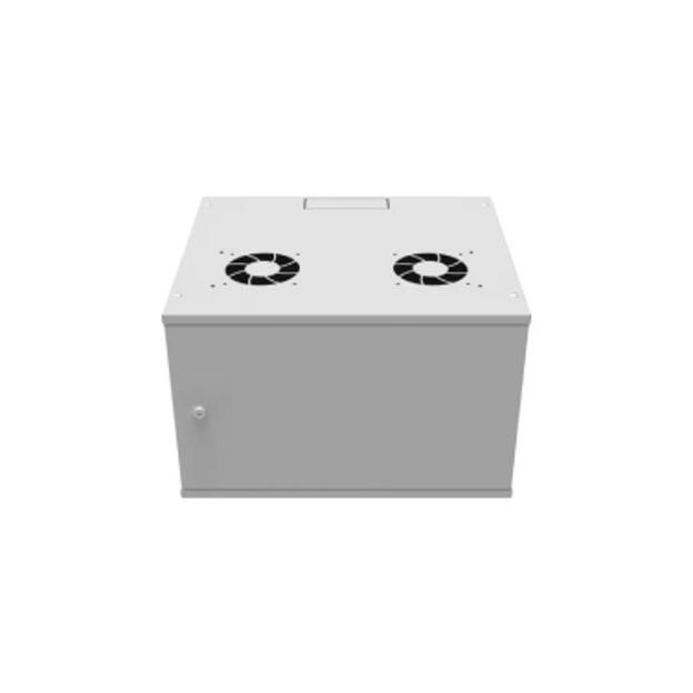 Шкаф телекоммуникационный настенный 6U, 523х450х332мм серия LITE (металлическая дверь) фото 2