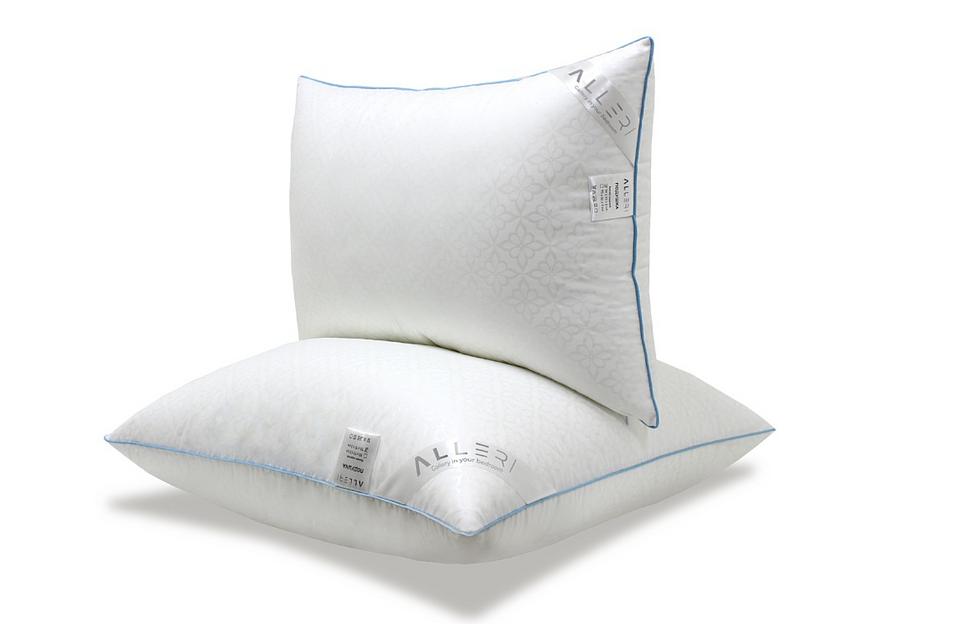 Подушка «Лебяжий пух» тик двухкамерная 50×70 ОПТ фото 1