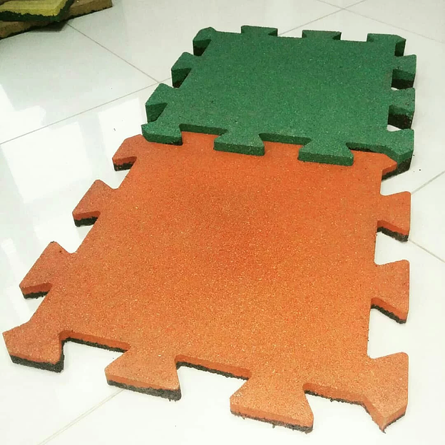 Плитка «Конструктор» резиновая 500×500×23 мм фото 1