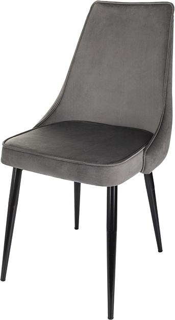 Стул для дома Бюрократ CH-K4 т.серый Holland 18 металл черный на ножках (CH-K4_1/HL18) фото 3