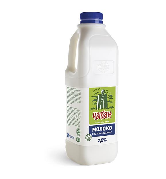 Молоко «Чабан» 2,5 % 930 г канистра фото 1