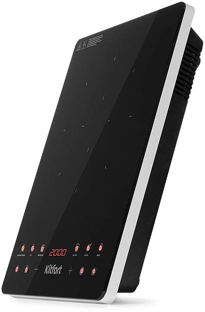 Плита Инфракрасная Kitfort КТ-140 черный/серебристый стеклокерамика (настольная) фото 8