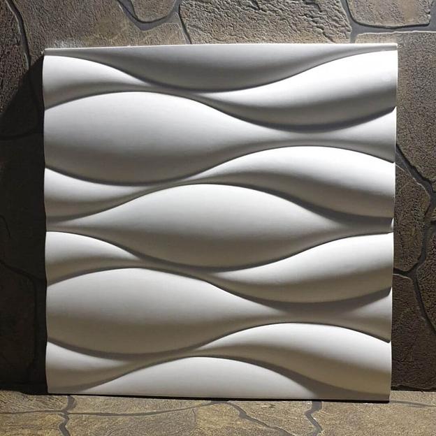 Панель гипсовая 3D эконом «Кувин выпуклый» 500×500 мм фото 1