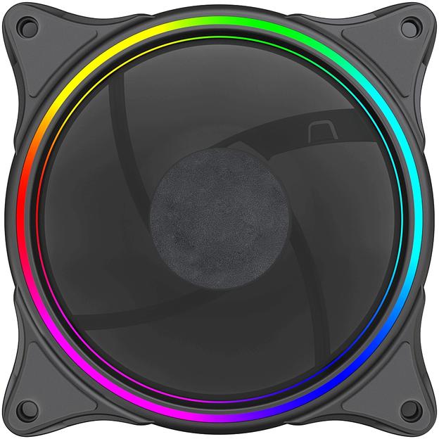 Вентилятор для корпуса Bloody BD-CF120ARGB3 ARGB 120х120x25 черный 4-pin 27дБ (BD-CF120ARGB3-BK) Ret фото 1