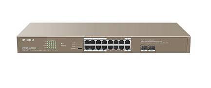 IP-COM G1118P-16-250W Коммутатор неуправляемый PoE, 18 портов, 16x1 Гбит/с, SFP 2x1 Гбит/с, PoE 16x30Вт (до 230Вт) фото 1