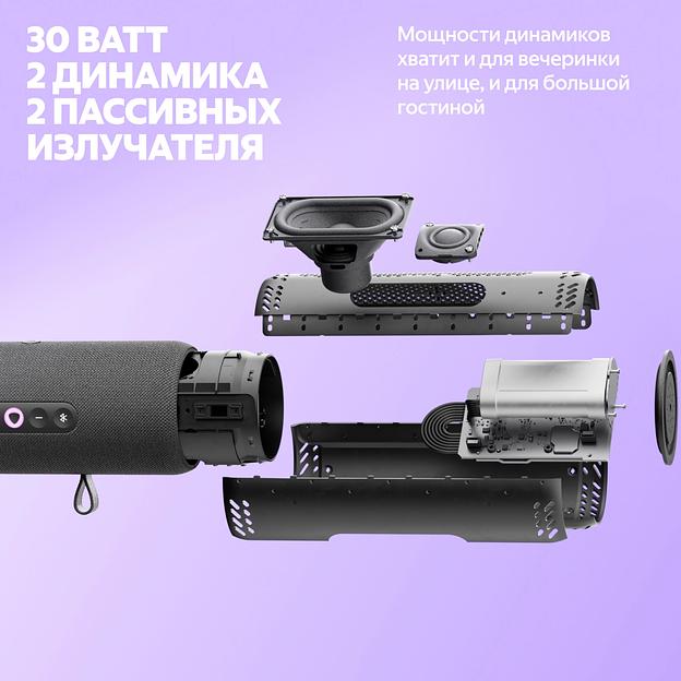 Яндекс Станция Стрит с Алисой черный [YNDX-00030BLK] фото 7