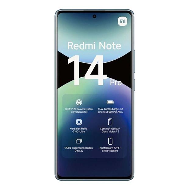 Смартфон Xiaomi Redmi Note 14 Pro RU 12+256 Ocean Blue фото 2