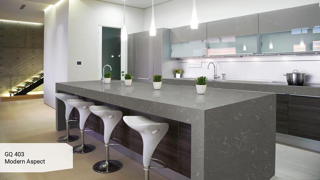 Кварцевый камень Grandex quartz «GQ 403 Modern Aspect» ОПТ фото 3