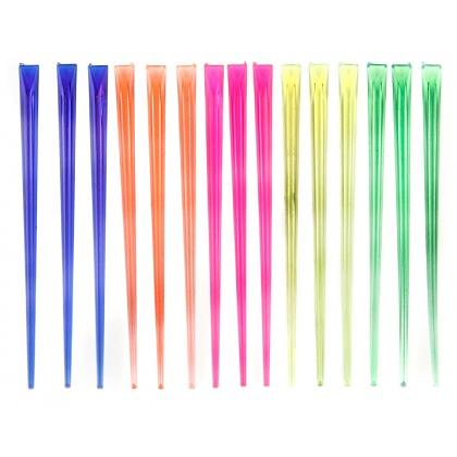 Пики  9 см. 500 шт/уп пласт. Призма цветная /1/35/ фото 1